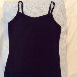 Un Deux Trois LA Girls Black Cami, sz L